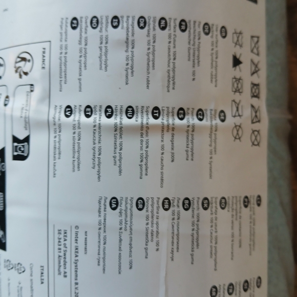 NEW IKEA HOTELLRUM Beautiful 6'7 x 2'7 Area Rug only opened for pictures. The - Picture 6 of 16